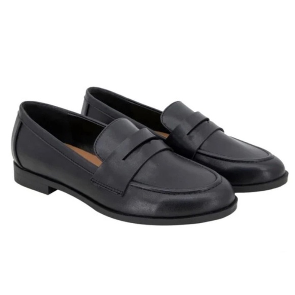 NEW Kensie Women’s Slip-On Gitty Dark Academia Penny Black Loafers, Size 8.5M - Picture 10 of 13